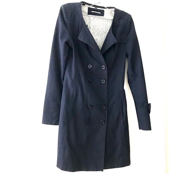 Trench Coat Chattawak Navy Blue - Picture 1 of 4